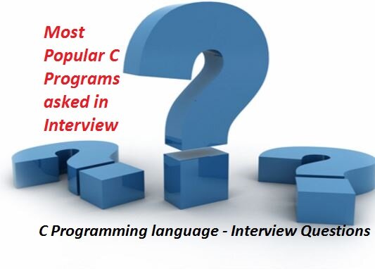 c interview questions programs hindi
