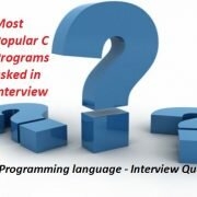 c interview questions programs hindi