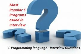 c interview questions programs hindi