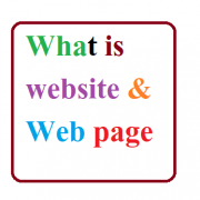 what is website and webpage