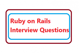 ruby on rails interview questions