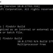 How to check windows 10 version command line